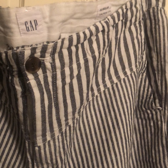 Gap Stripped Maternity Pants - Picture 2 of 4